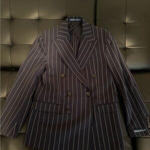 Polo Ralph Lauren Navy Pinstripe Blazer